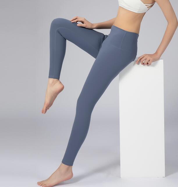 High Waste Poly Spandex Yoga Style Pants - My She Shop