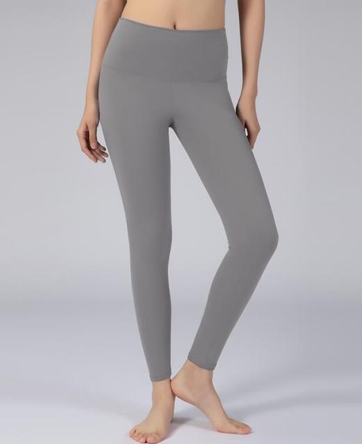 High Waste Poly Spandex Yoga Style Pants - My She Shop