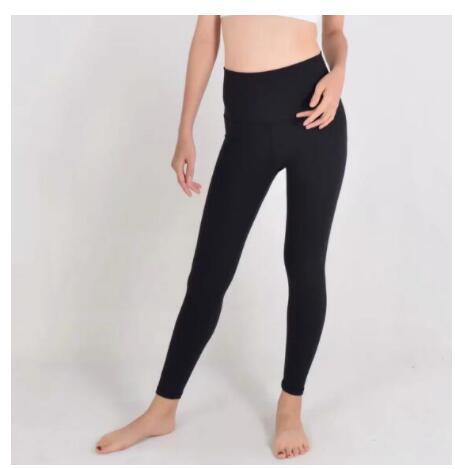 High Waste Poly Spandex Yoga Style Pants - My She Shop