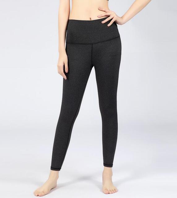 High Waste Poly Spandex Yoga Style Pants - My She Shop