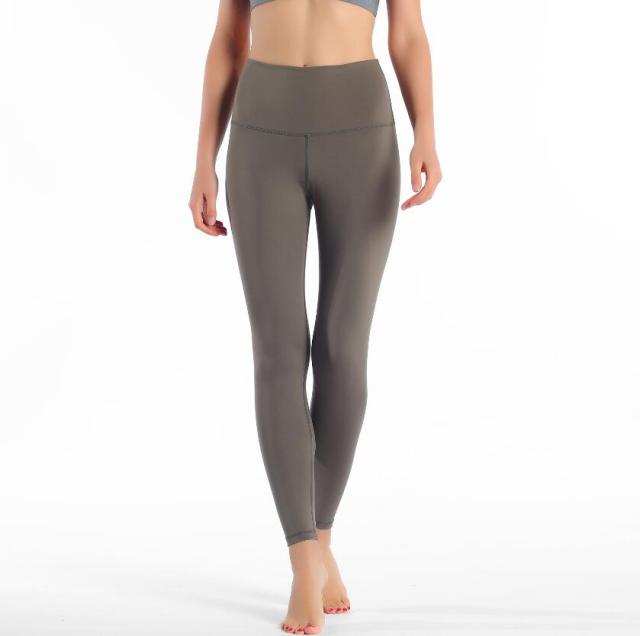 High Waste Poly Spandex Yoga Style Pants - My She Shop