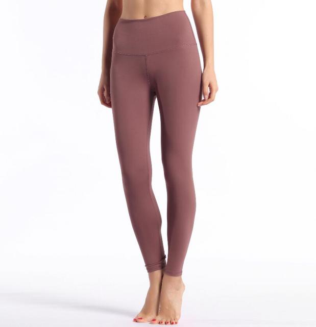 High Waste Poly Spandex Yoga Style Pants - My She Shop