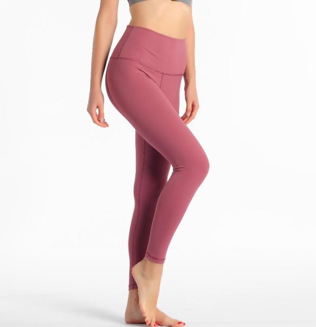 High Waste Poly Spandex Yoga Style Pants - My She Shop