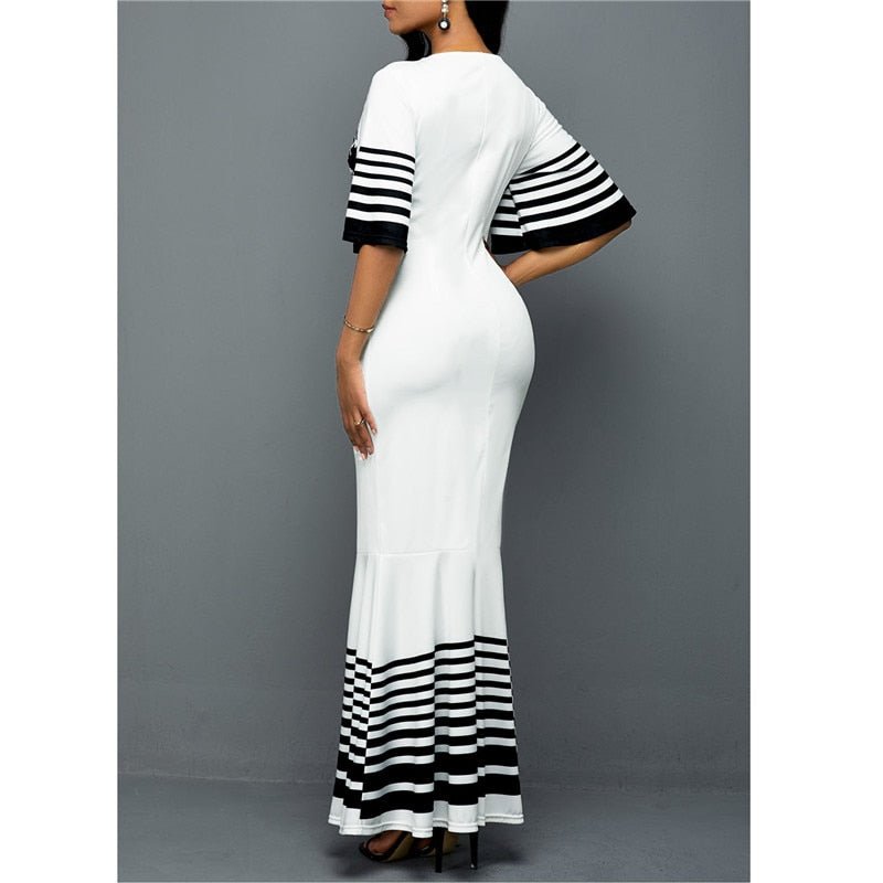 HONEYGAGA Maxi Fishtail Dress - My She Shop