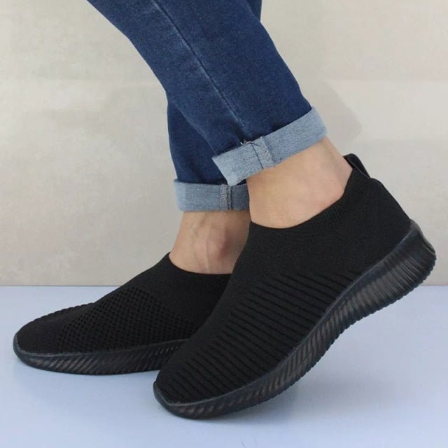 KAMUCC Classic Soft Breathable Mesh Sneaker Style Slip On Shoes - My She Shop