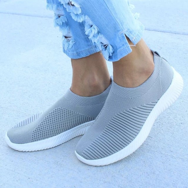 KAMUCC Classic Soft Breathable Mesh Sneaker Style Slip On Shoes - My She Shop