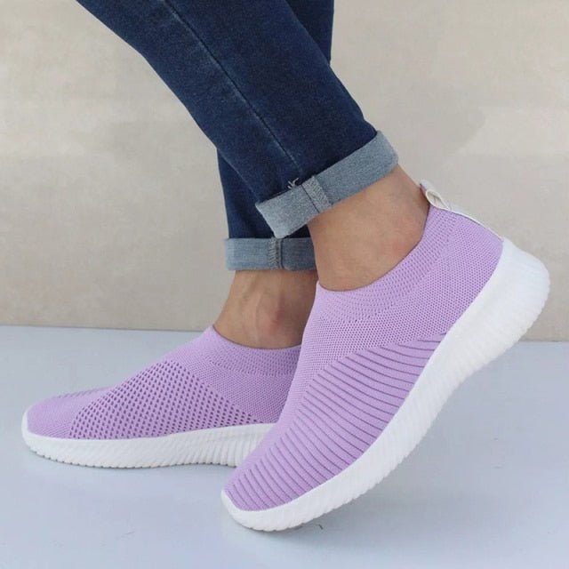 KAMUCC Classic Soft Breathable Mesh Sneaker Style Slip On Shoes - My She Shop