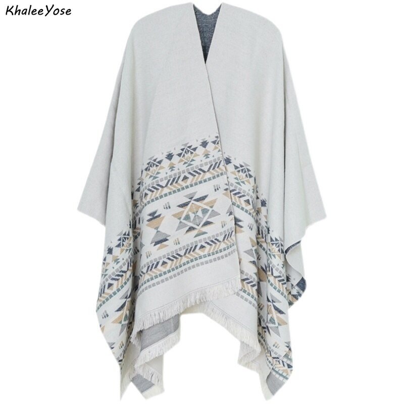 KHALEE YOSE Classic Caped Cardigan Coat - My She Shop