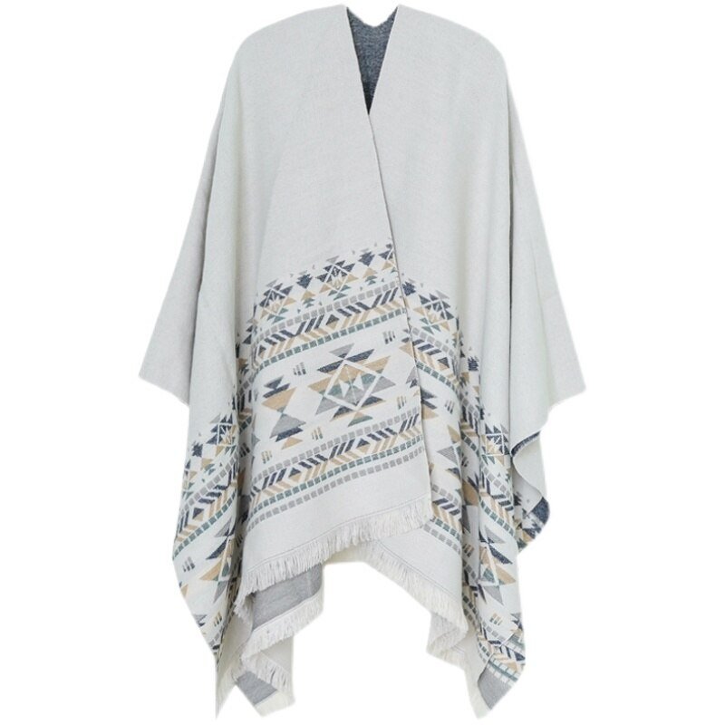 KHALEE YOSE Classic Caped Cardigan Coat - My She Shop