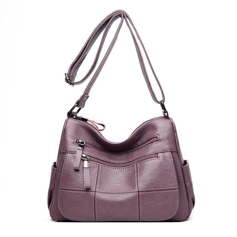 LANYIBAIGE Leather Messenger Style Adustable Shoulder Bag - My She Shop