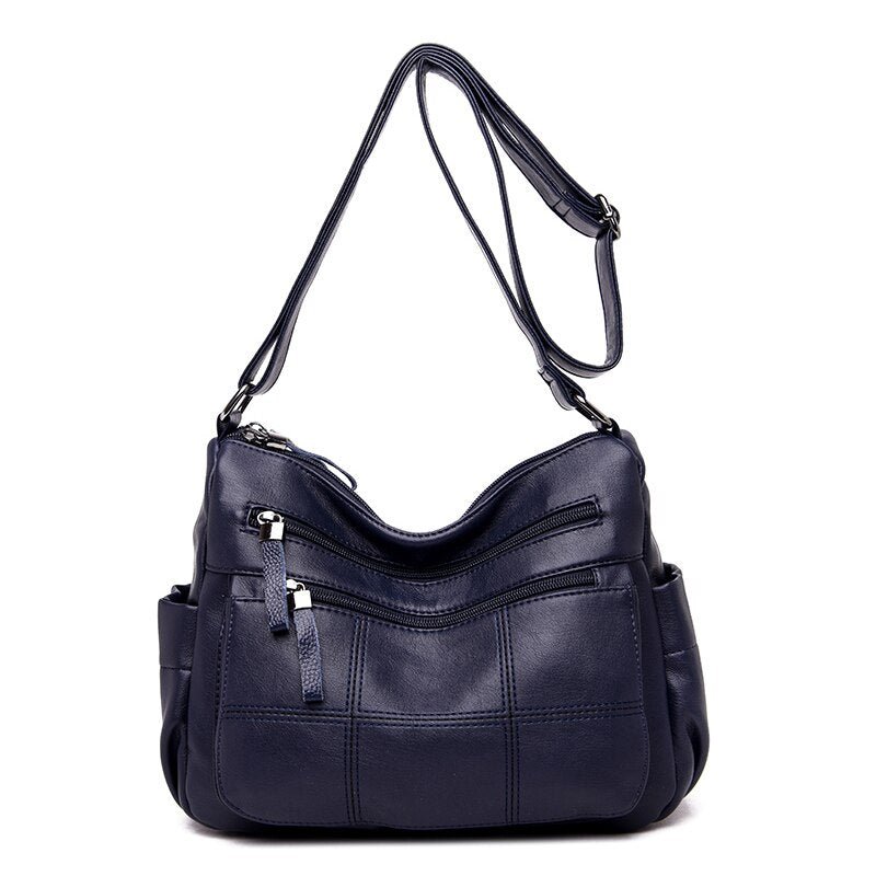 LANYIBAIGE Leather Messenger Style Adustable Shoulder Bag - My She Shop