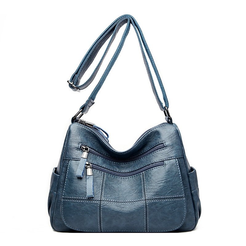 LANYIBAIGE Leather Messenger Style Adustable Shoulder Bag - My She Shop