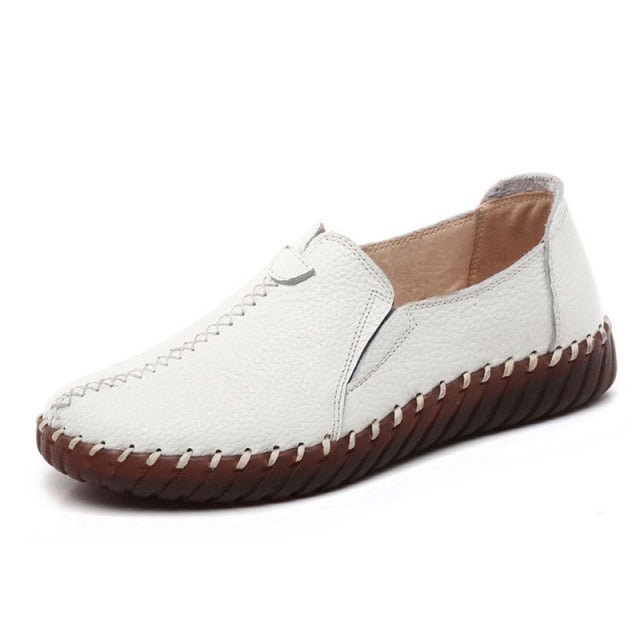 LORILURY Lovely Leather Loafers - My She Shop