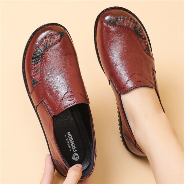 LORILURY Lovely Leather Loafers - My She Shop