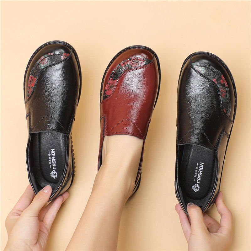 LORILURY Lovely Leather Loafers - My She Shop