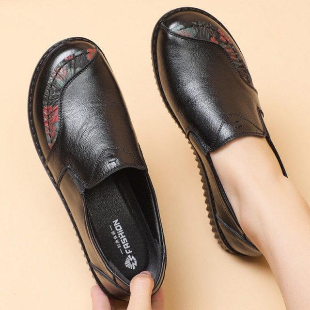 LORILURY Lovely Leather Loafers - My She Shop