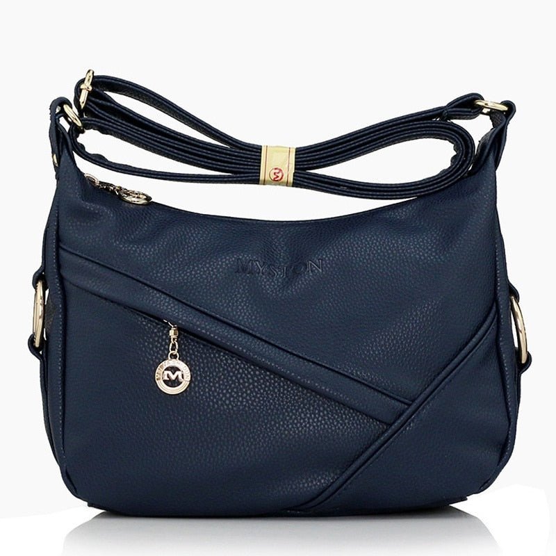 MEIYASHIDUN Magical Soft Leather Zipper Closure Crossbody or Shoulder Bag - My She Shop