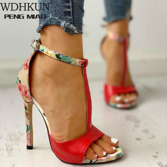 NKADQD Superb Ankle Buckle Stiletto Shoes - My She Shop