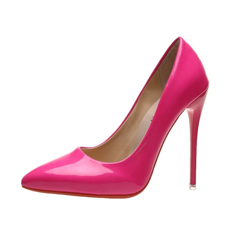 Racy Rubber Bottom Super High Stiletto Shoes - My She Shop