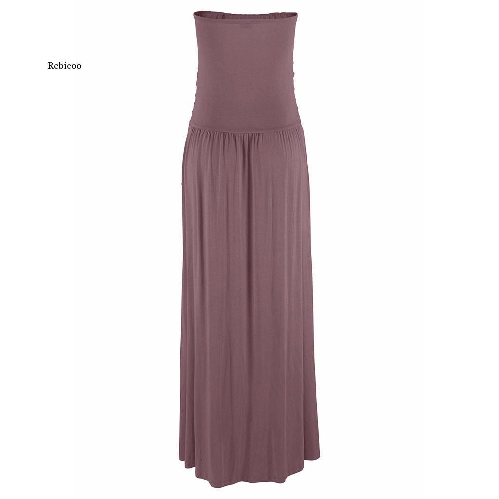 REBICOO Cute Tube Top Maxi Dress - My She Shop