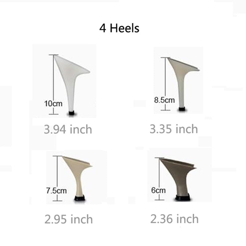 SANWUNDANCE Supple Multi-Choice Heel Soft Bottom Ballroom Dance Shoes - My She Shop