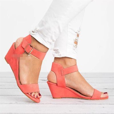 Subtle Summer Suede Sandal Shoes - My She Shop