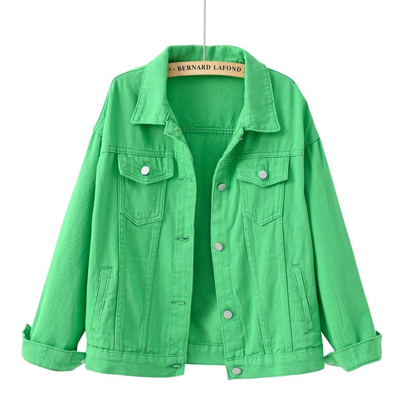 SURWENYUE Classic Cotton-Poly Blend Jacket - My She Shop