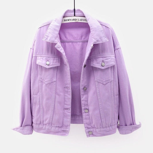 SURWENYUE Classic Cotton-Poly Blend Jacket - My She Shop