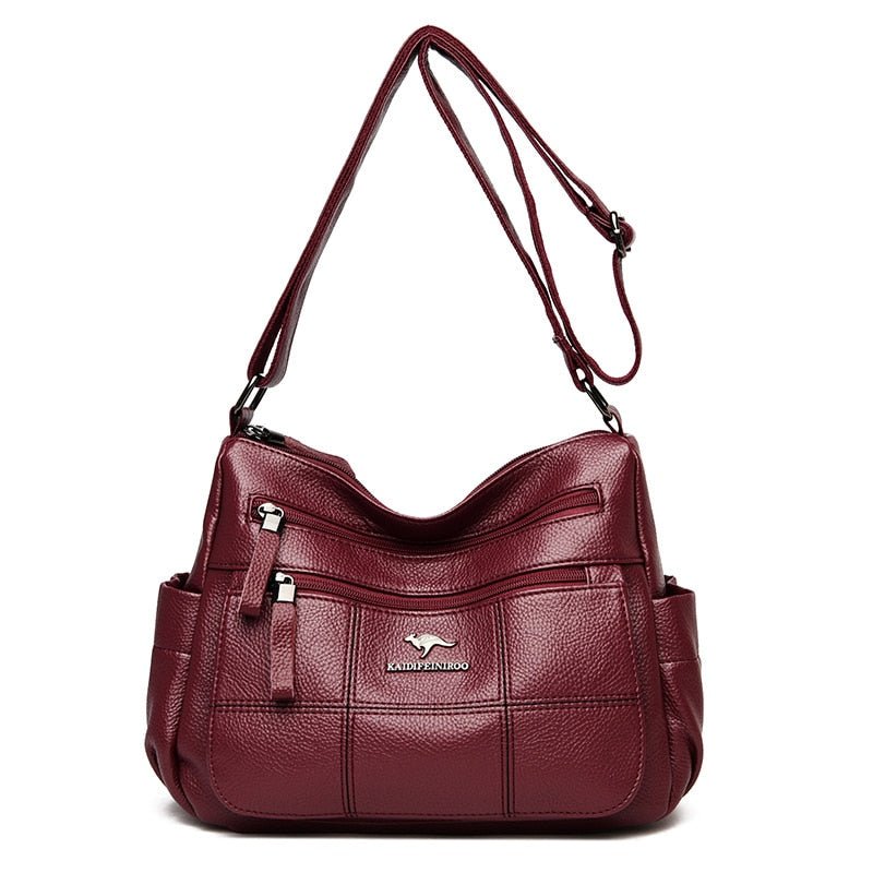 VANDERWAH Leather Sac Luxury Adjustable Shoulder Bag - My She Shop