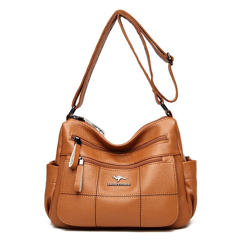 VANDERWAH Leather Sac Luxury Adjustable Shoulder Bag - My She Shop