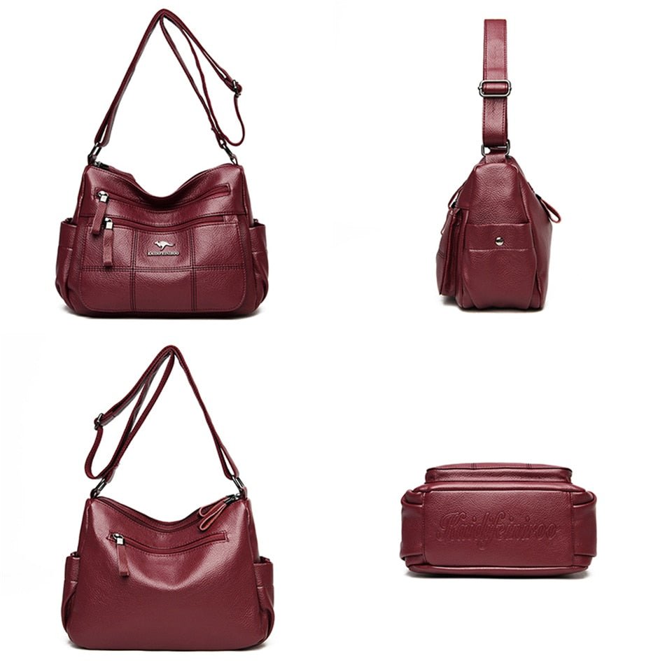 VANDERWAH Leather Sac Luxury Adjustable Shoulder Bag - My She Shop