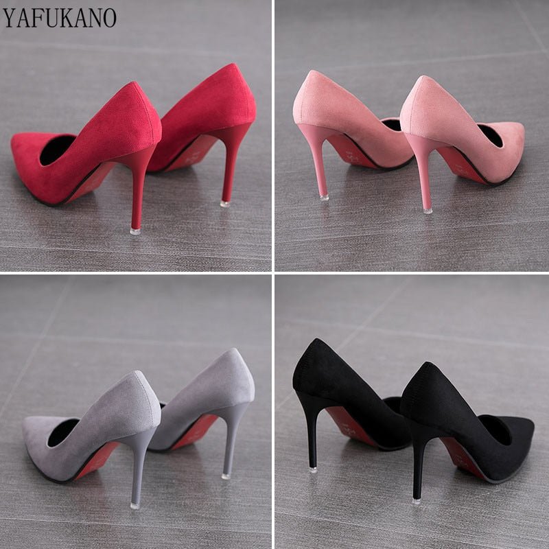 YAFUKANO Yummy Pointed Toe Stiletto Shoes - My She Shop