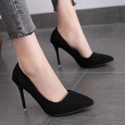 YAFUKANO Yummy Pointed Toe Stiletto Shoes - My She Shop