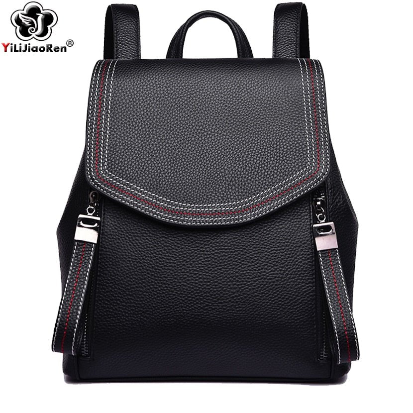 YILIJIAOREN Yummy Large Capacity Soft Leather Backpack - My She Shop