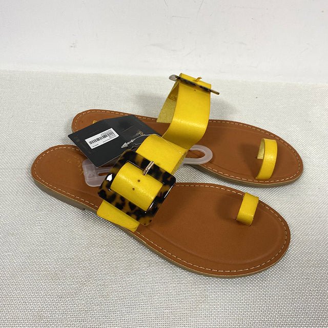 ZONNEBLOEM Leather Basic Buckle Sandals - My She Shop