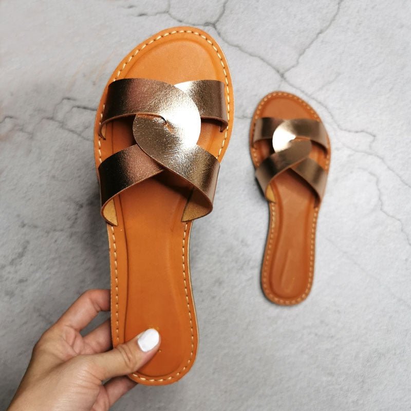 ZONNEBLOEM Leather Sandal Shoes - My She Shop