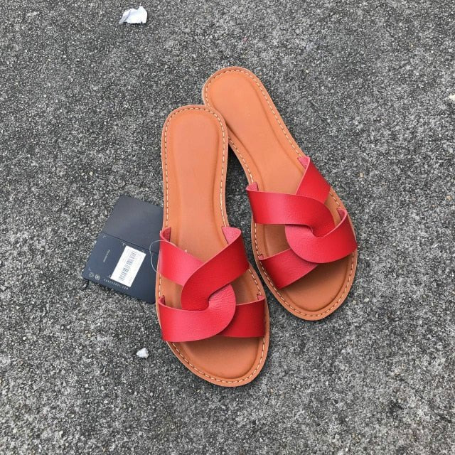 ZONNEBLOEM Leather Sandal Shoes - My She Shop